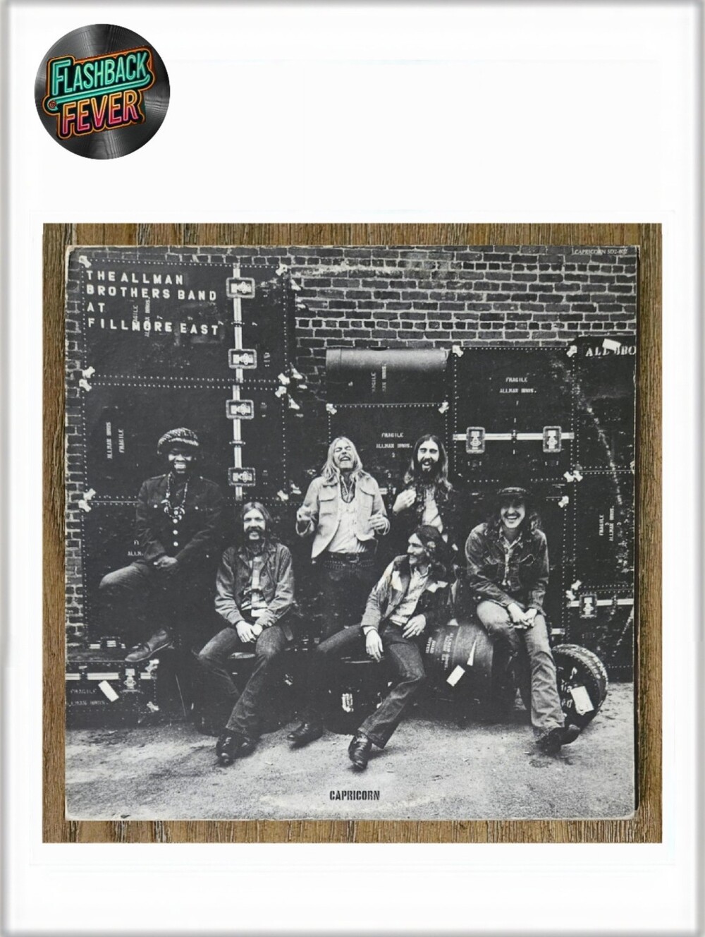 THE ALLMAN BROTHERS BAND•At Fillmore East•1971 US 2xLP(#SD 2-802)Philips Press
